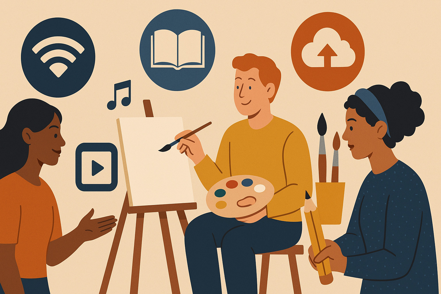 Tilgængelig kunst: Hvordan gratis ressourcer demokratiserer kreativitet