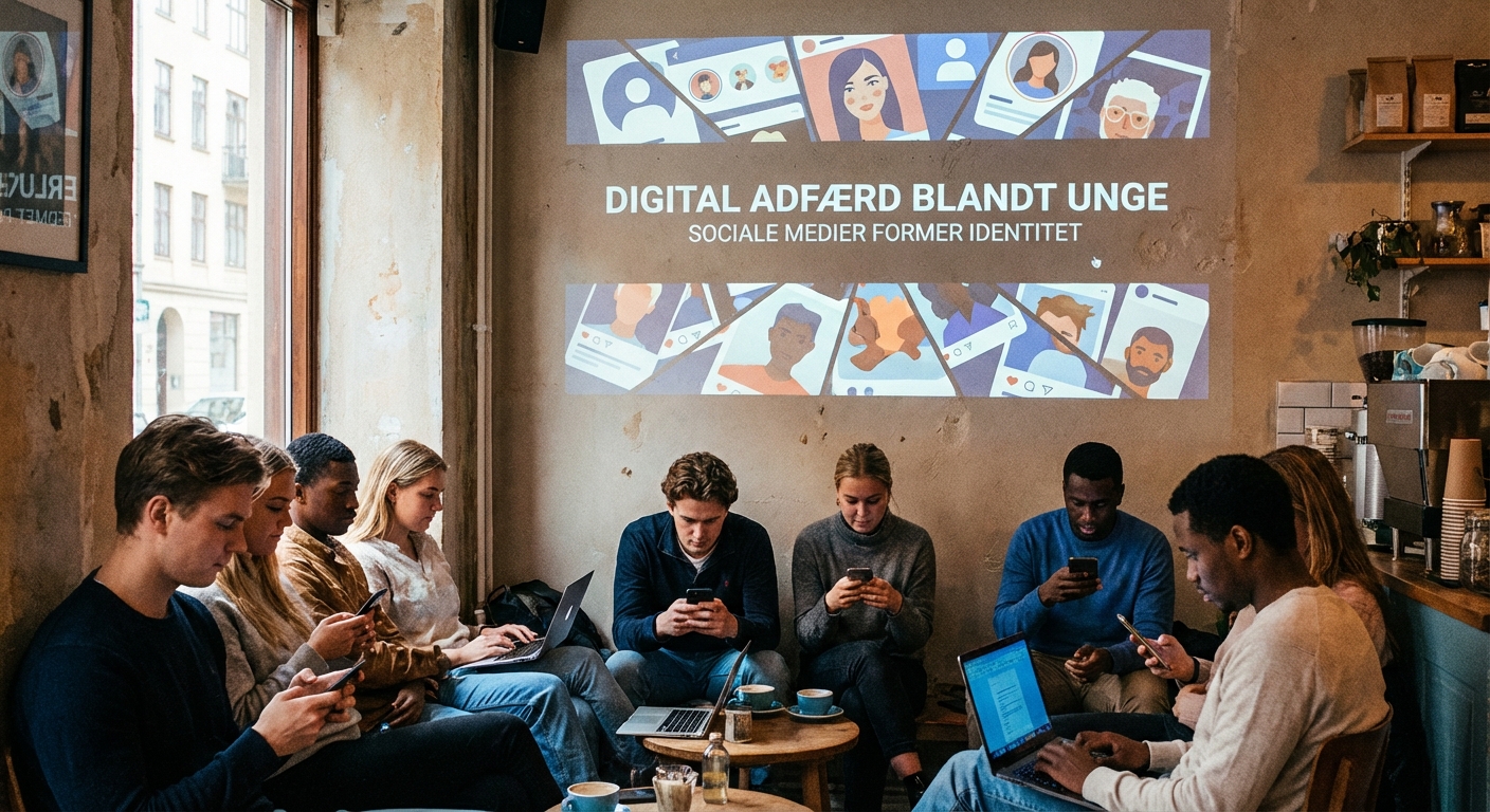 Digital Adfærd Blandt Unge: Hvordan Sociale Medier Formår Identitet og Selvbillede - Illustration 2