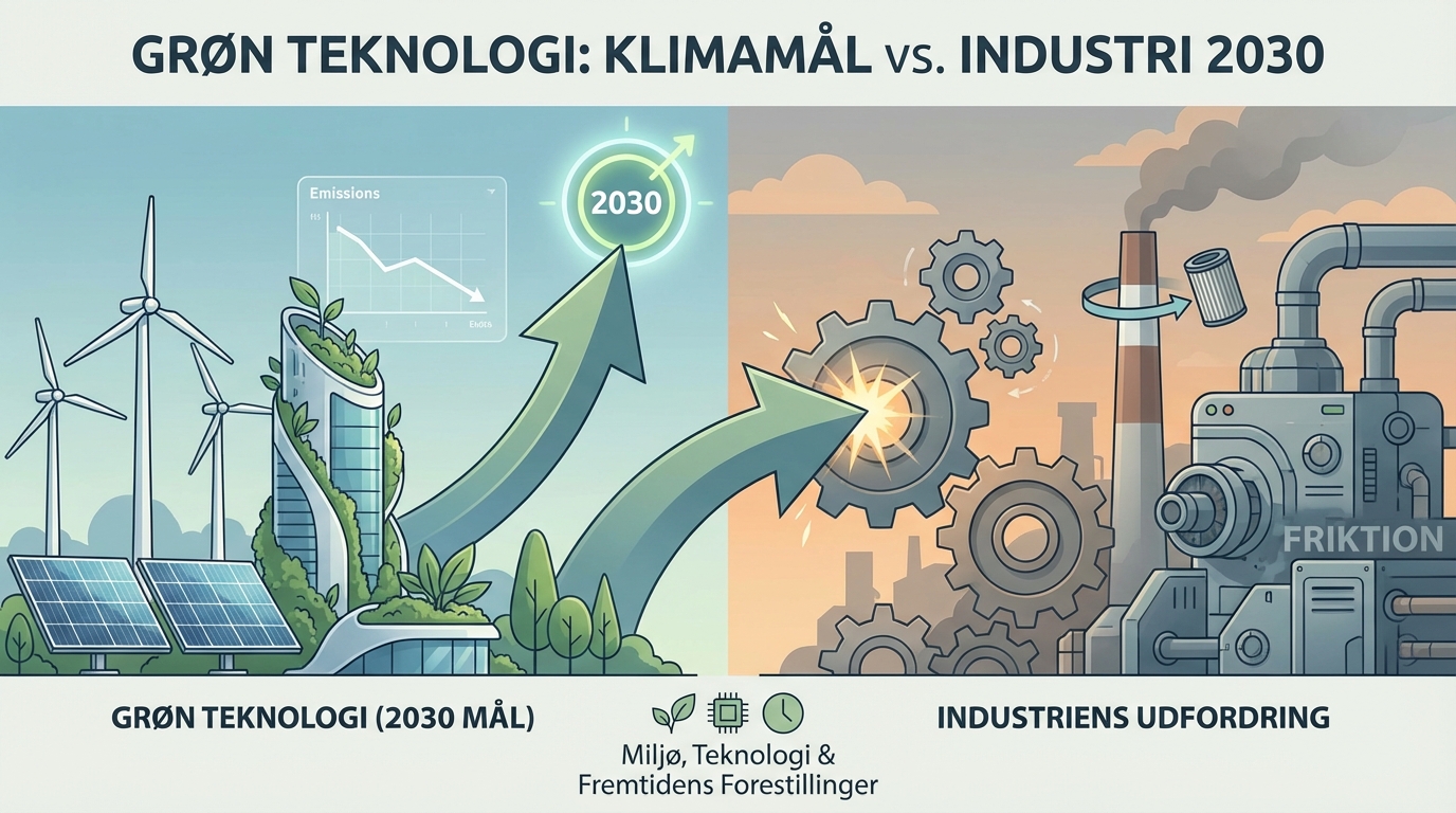 Grøn Teknologi i Danmark: Hvordan Klimamål Udfordrer Branchen 2030 - Illustration 1