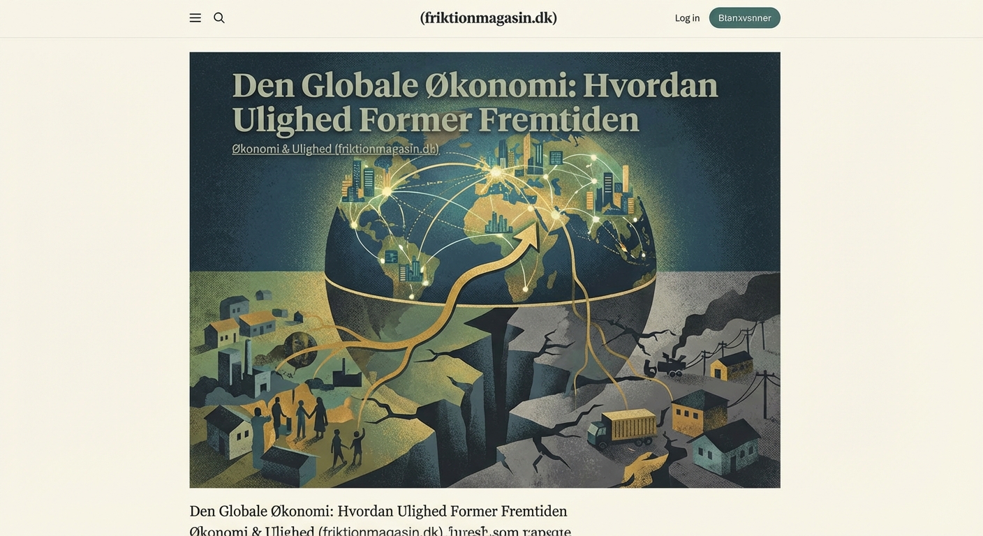 Den Globale Økonomi: Hvordan Ulighed Former Fremtiden — 2
