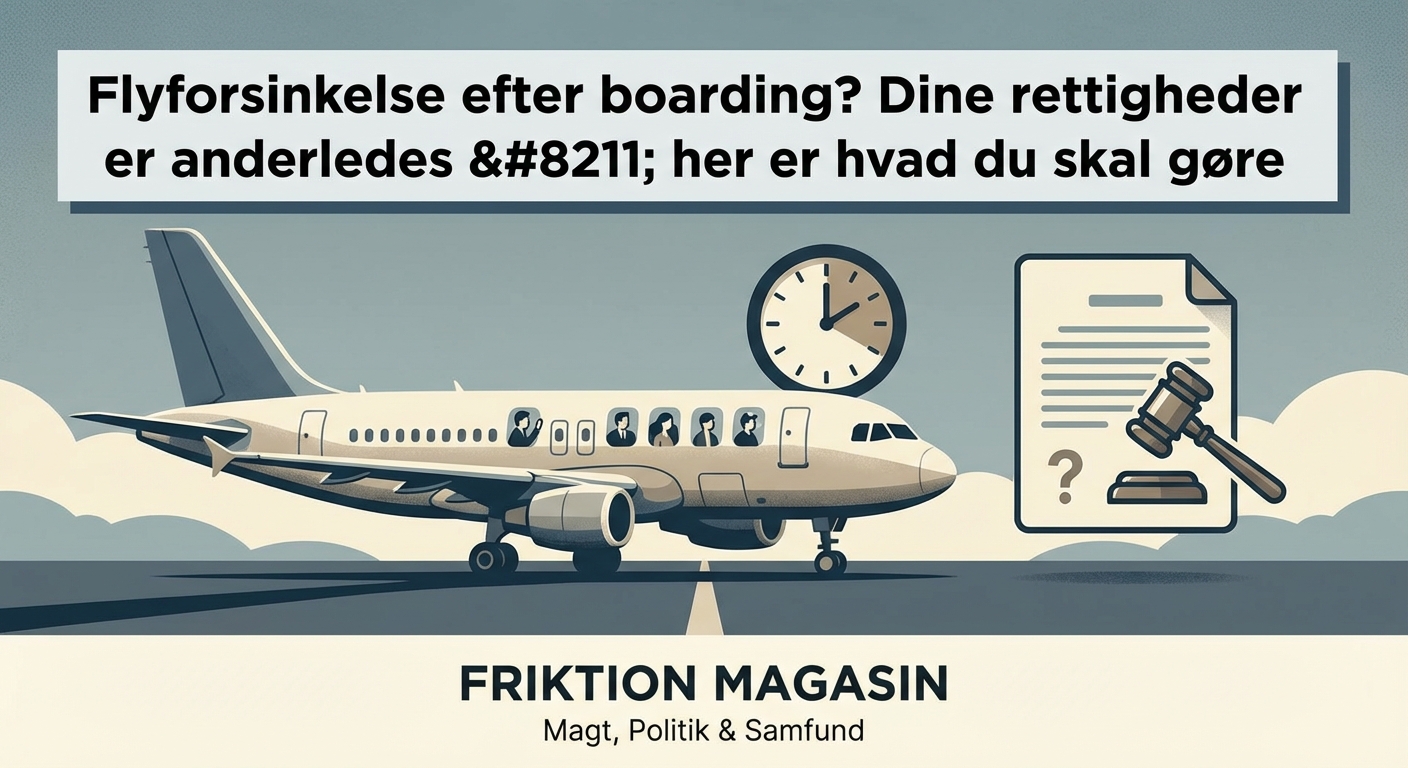 Flyforsinkelse efter boarding? Dine rettigheder er anderledes – her er hvad du skal gøre - Illustration 2