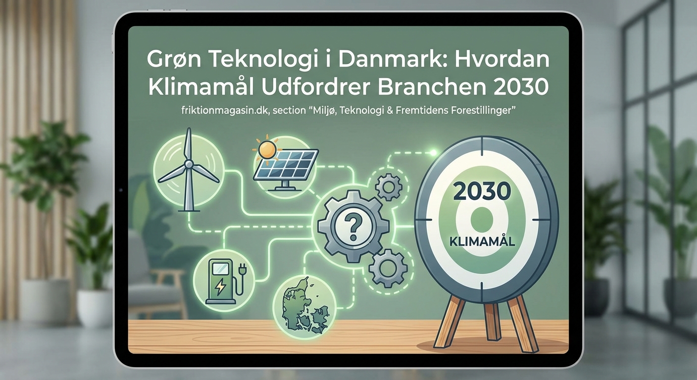 Grøn Teknologi i Danmark: Hvordan Klimamål Udfordrer Branchen 2030 — 3