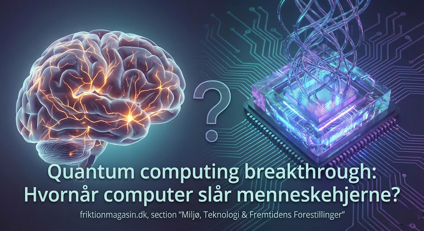 Quantum computing breakthrough: Hvornår computer slår menneskehjerne? — 2